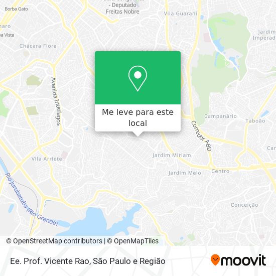 Ee. Prof. Vicente Rao mapa