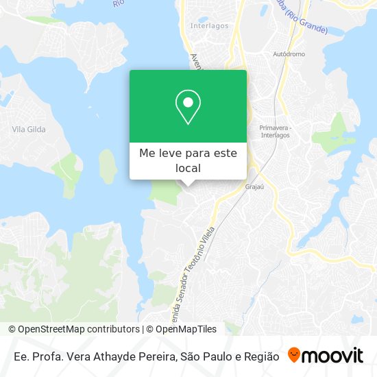 Ee. Profa. Vera Athayde Pereira mapa