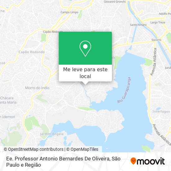 Ee. Professor Antonio Bernardes De Oliveira mapa