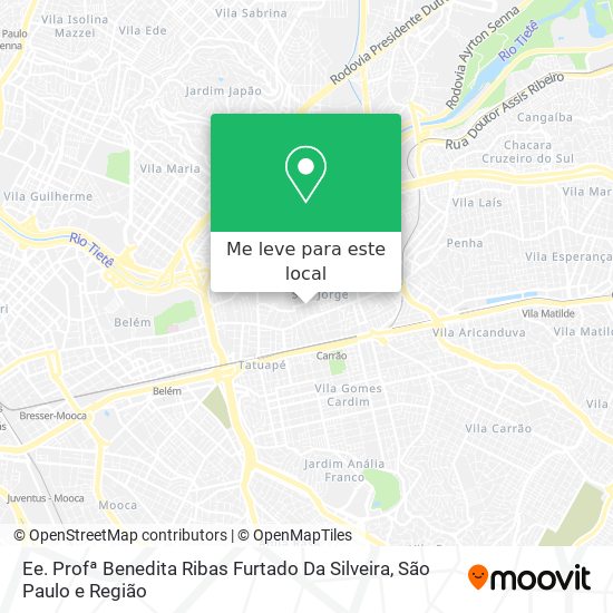 Ee. Profª Benedita Ribas Furtado Da Silveira mapa