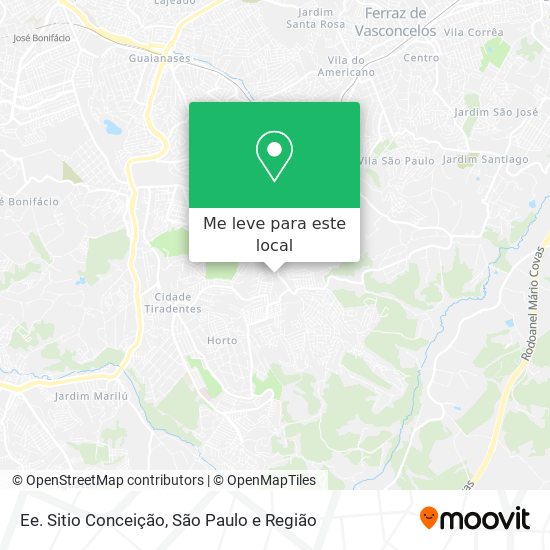Ee. Sitio Conceição mapa