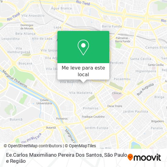 Ee.Carlos Maximiliano Pereira  Dos Santos mapa