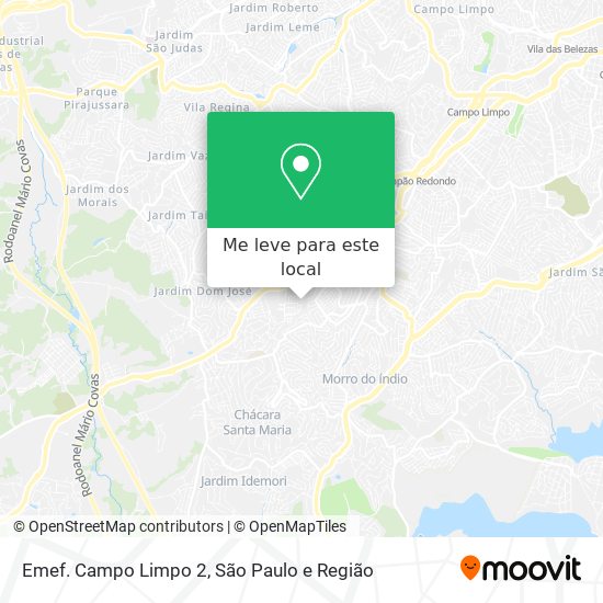 Emef. Campo Limpo 2 mapa