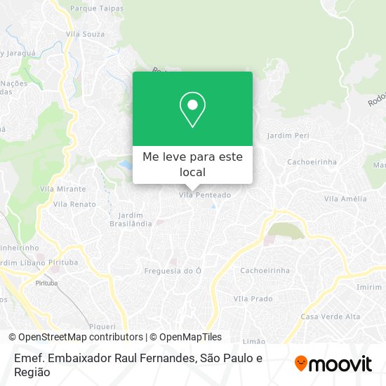 Emef. Embaixador Raul Fernandes mapa
