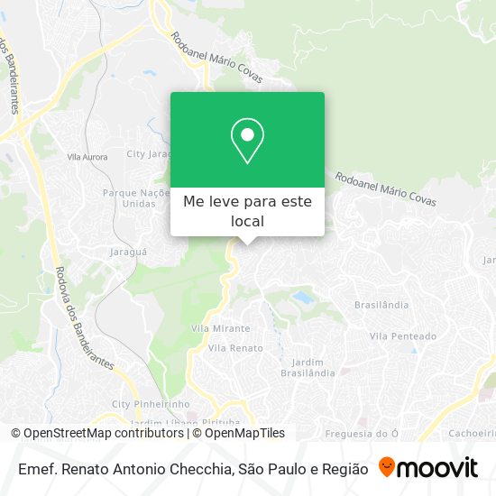 Emef. Renato Antonio Checchia mapa