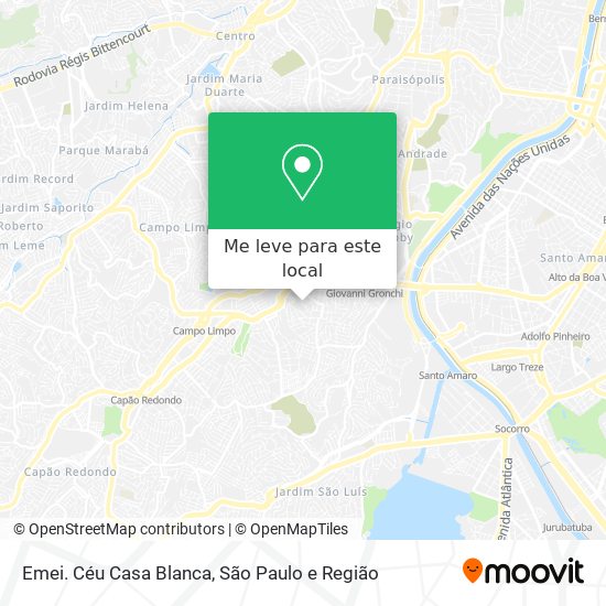 Emei. Céu Casa Blanca mapa