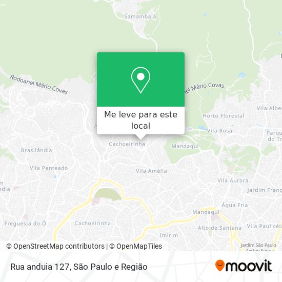 Rua anduia 127 mapa