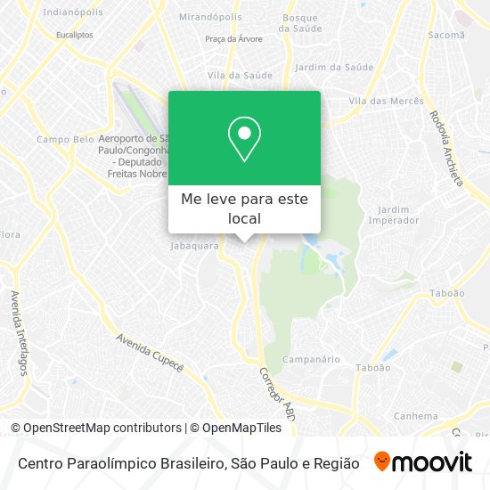 Centro Paraolímpico Brasileiro​ mapa