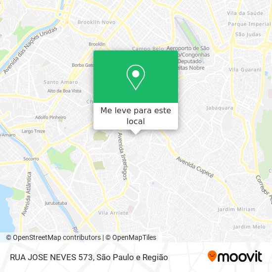 RUA JOSE NEVES 573 mapa