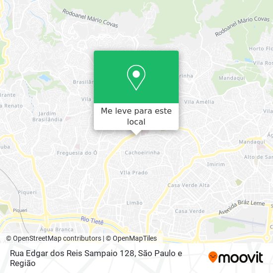 Rua Edgar dos Reis Sampaio 128 mapa