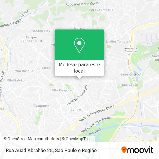 Rua Auad Abrahão 28 mapa