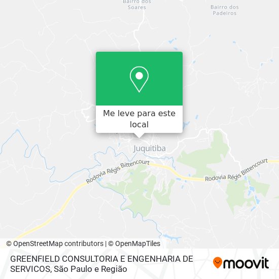 GREENFIELD CONSULTORIA E ENGENHARIA DE SERVICOS mapa