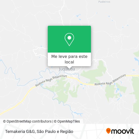 Temakeria G&G mapa