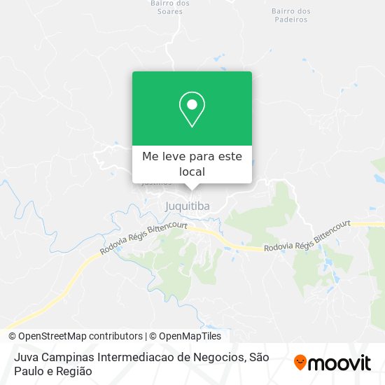 Juva Campinas Intermediacao de Negocios mapa