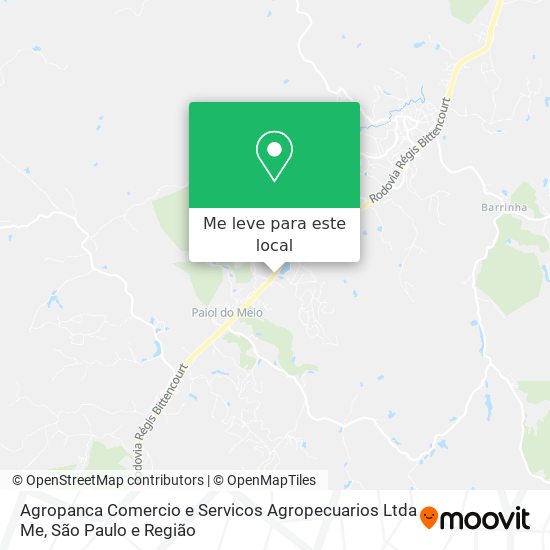 Agropanca Comercio e Servicos Agropecuarios Ltda Me mapa
