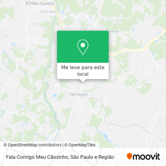 Fala Comigo Meu Cãozinho mapa