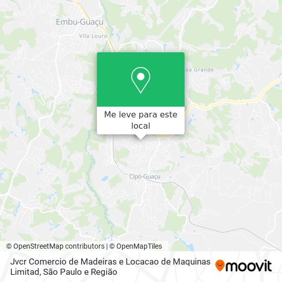 Jvcr Comercio de Madeiras e Locacao de Maquinas Limitad mapa