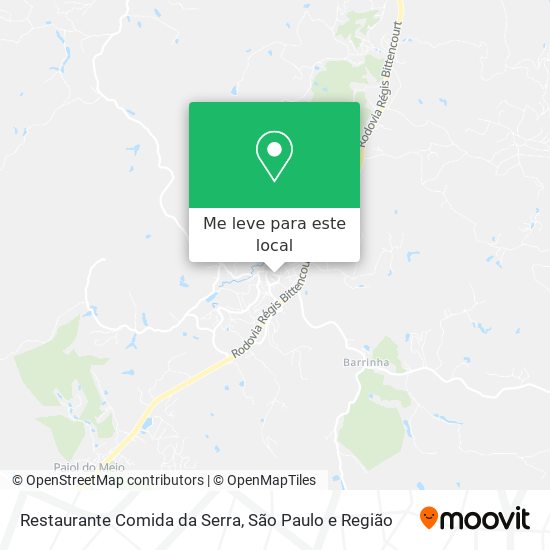 Restaurante Comida da Serra mapa