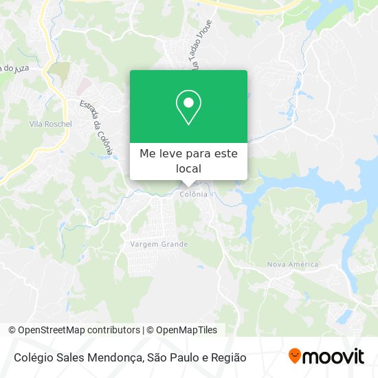 Colégio Sales Mendonça mapa