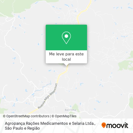 Agropança Rações Medicamentos e Selaria Ltda. mapa