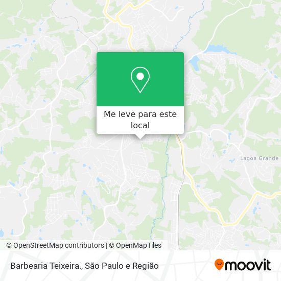 Barbearia Teixeira. mapa