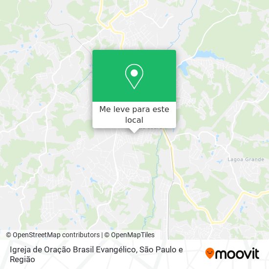 Igreja de Oração Brasil Evangélico mapa