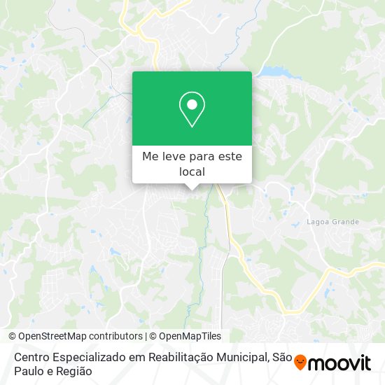 Centro Especializado em Reabilitação Municipal mapa