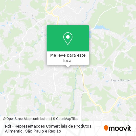 Rdf - Representacoes Comerciais de Produtos Alimentici mapa