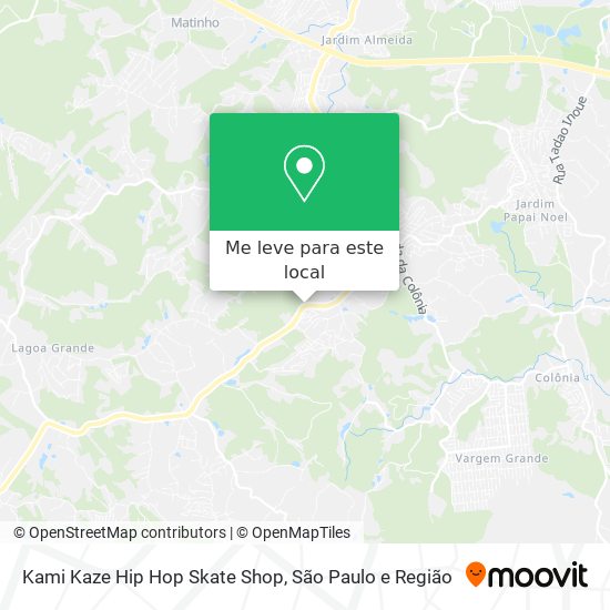 Kami Kaze Hip Hop Skate Shop mapa