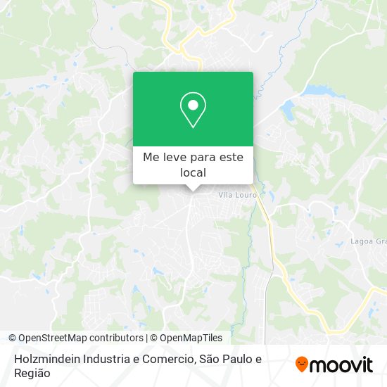 Holzmindein Industria e Comercio mapa