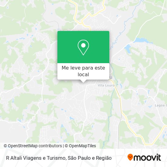 R Altali Viagens e Turismo mapa