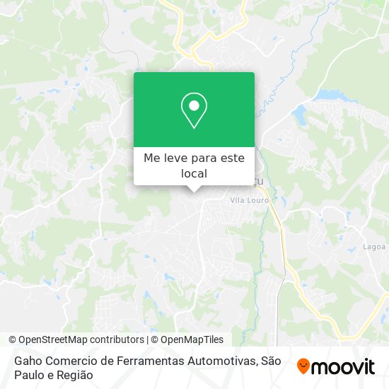 Gaho Comercio de Ferramentas Automotivas mapa