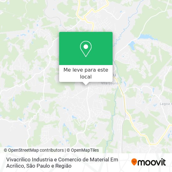 Vivacrilico Industria e Comercio de Material Em Acrilico mapa