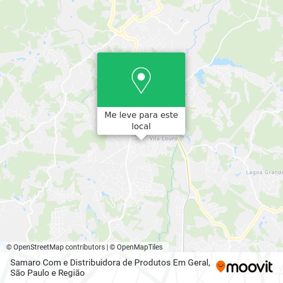 Samaro Com e Distribuidora de Produtos Em Geral mapa
