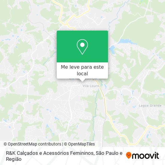 R&K Calçados e Acessórios Femininos mapa