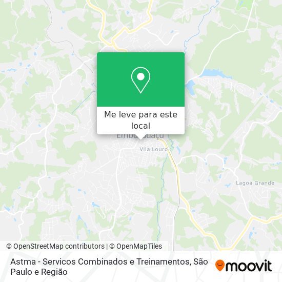 Astma - Servicos Combinados e Treinamentos mapa