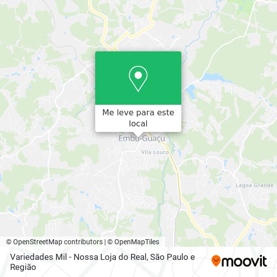 Variedades Mil - Nossa Loja do Real mapa