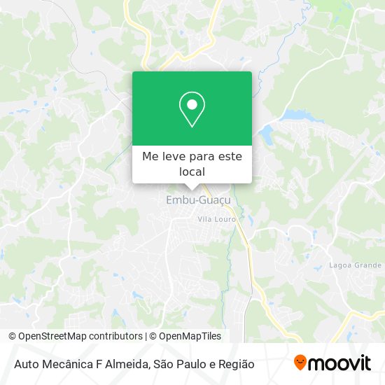 Auto Mecânica F Almeida mapa