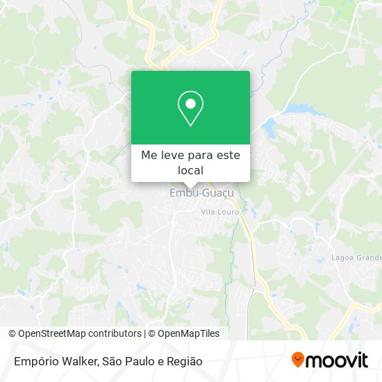 Empório Walker mapa