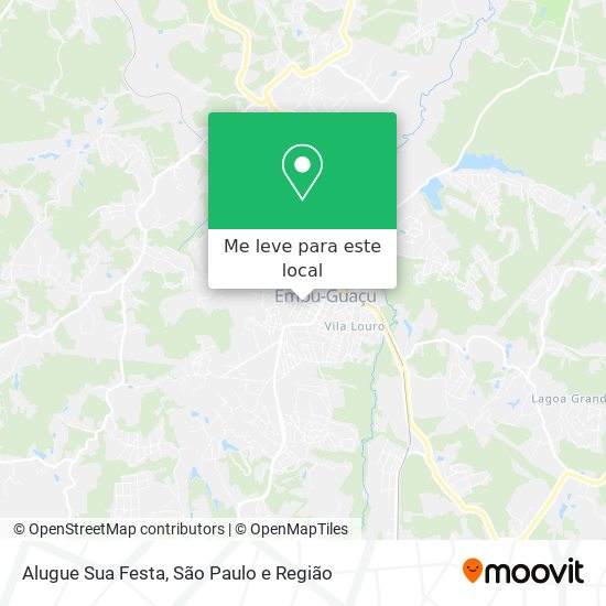 Alugue Sua Festa mapa