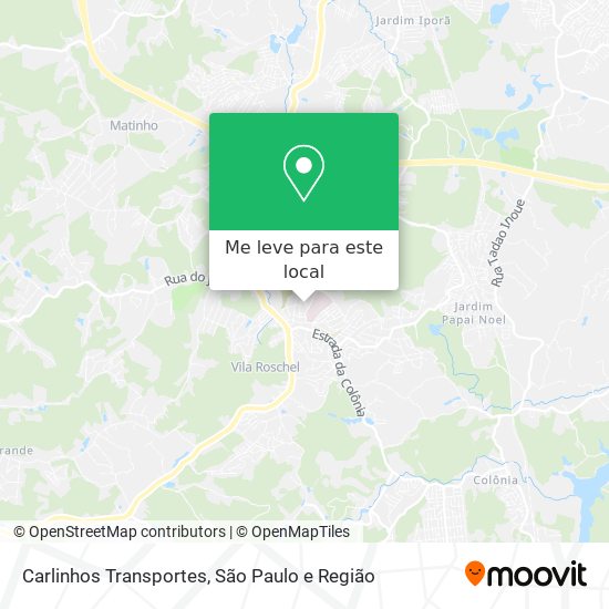 Carlinhos Transportes mapa