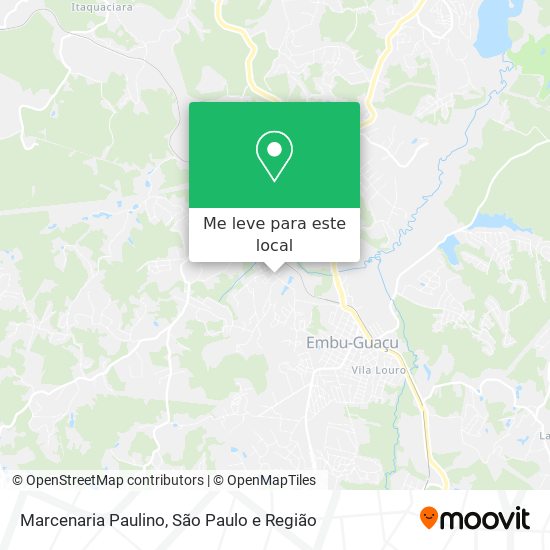 Marcenaria Paulino mapa