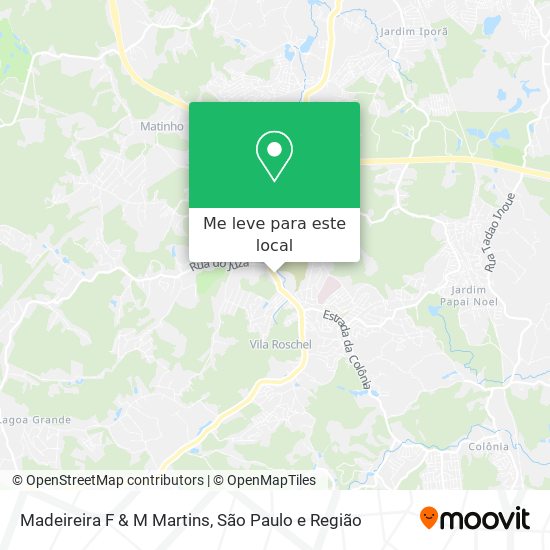 Madeireira F & M Martins mapa