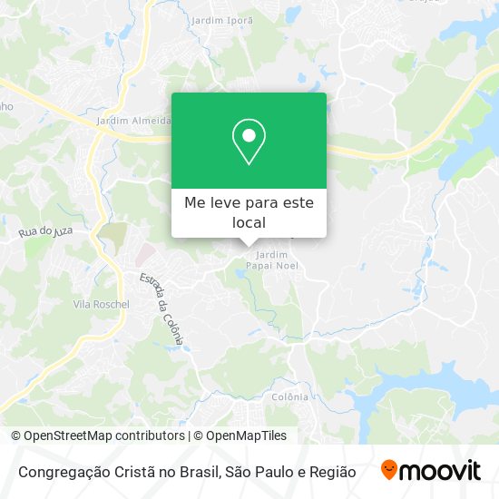 Congregação Cristã no Brasil mapa