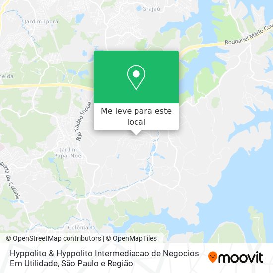 Hyppolito & Hyppolito Intermediacao de Negocios Em Utilidade mapa