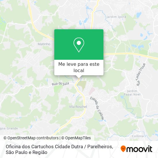 Oficina dos Cartuchos Cidade Dutra / Parelheiros mapa