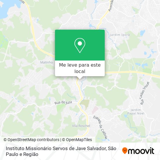 Instituto Missionário Servos de Jave Salvador mapa