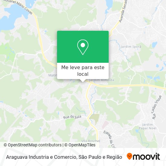 Araguava Industria e Comercio mapa