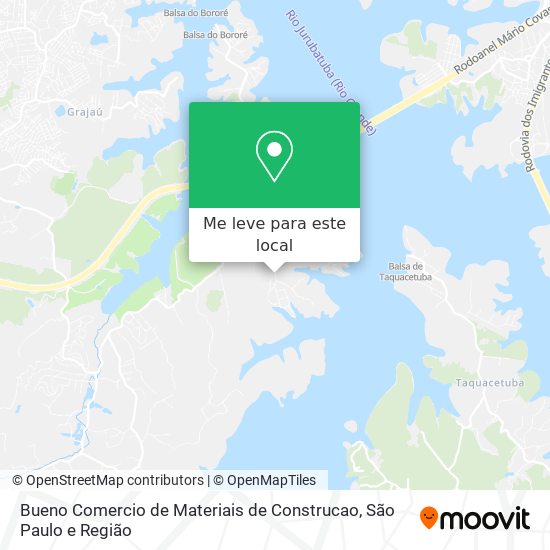 Bueno Comercio de Materiais de Construcao mapa