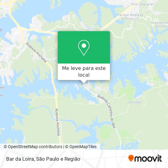 Bar da Loira mapa